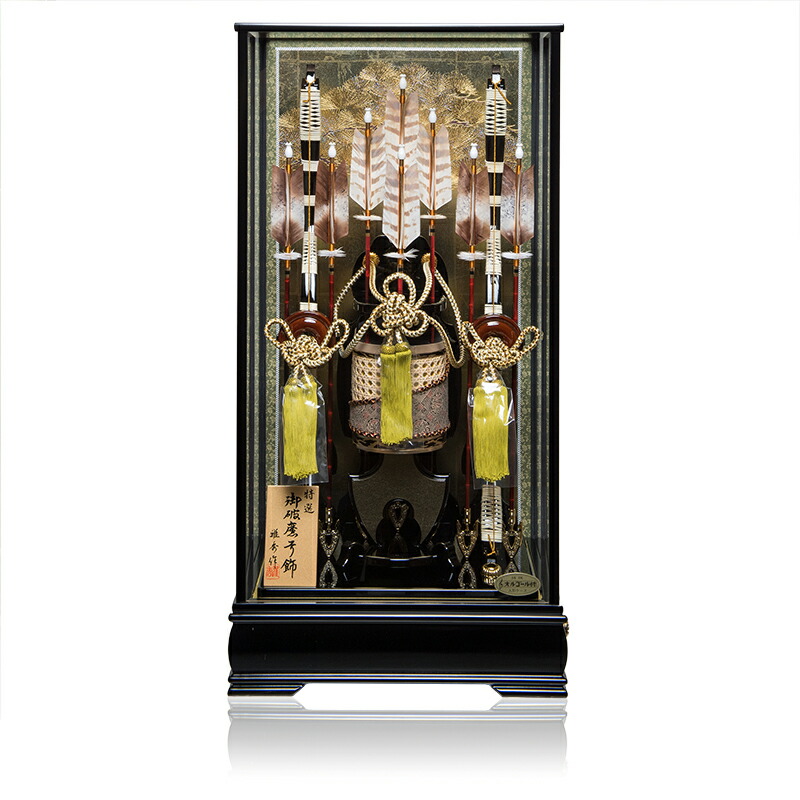 楽天市場】【破魔弓】25号慶長面取ケース【KEITYOU】【正月飾