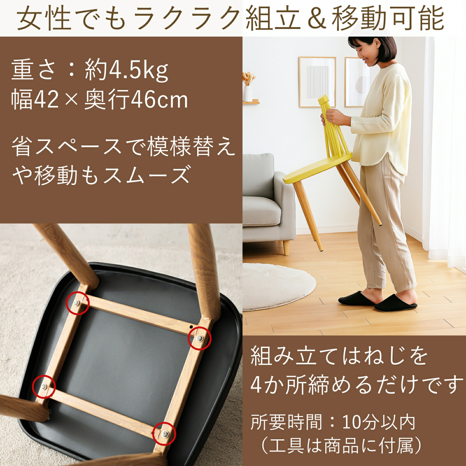 楽天市場】【レビュー☆4.3以上 170件超】ダイニングチェア スポーク