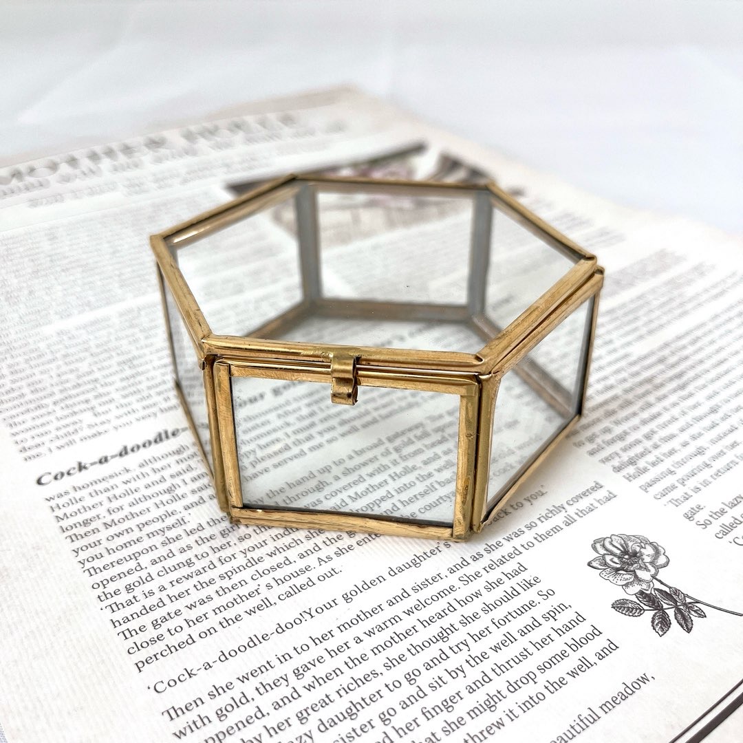 楽天市場】ガラスケース マライカ6角ガラスボックス ウエディング