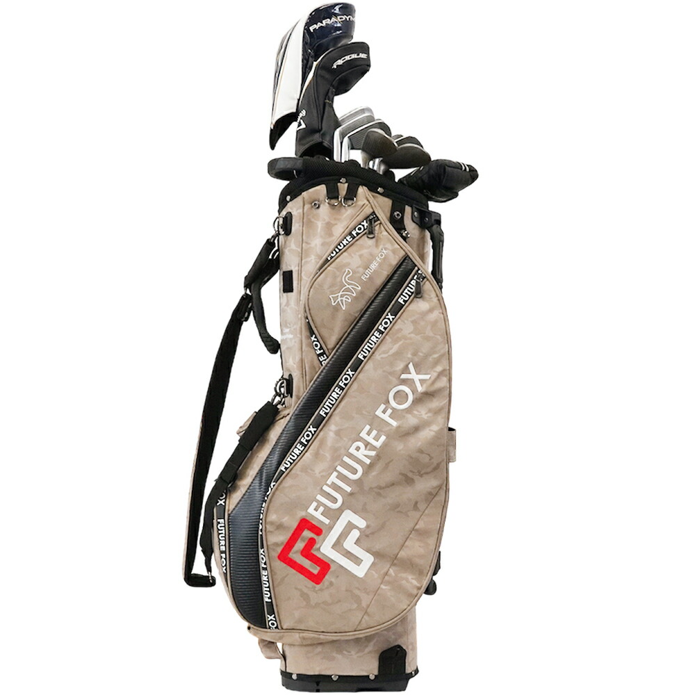 楽天市場】FUTURE FOX ゴルフバッグ キャディバッグ 9.5型 7ポケット
