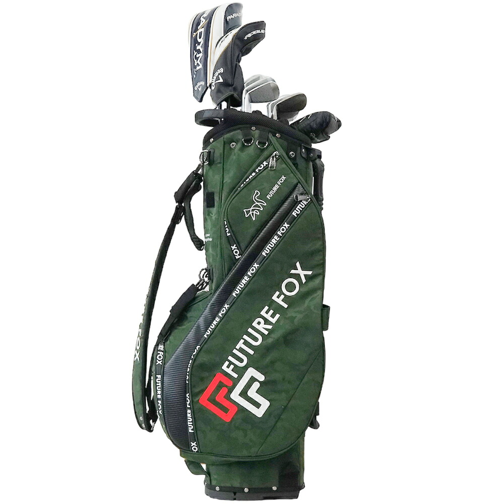 楽天市場】FUTURE FOX ゴルフバッグ キャディバッグ 9.5型 7ポケット