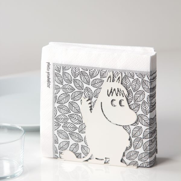 楽天市場】ペーパーナプキンホルダー ホワイト 白 MOOMIN ムーミン