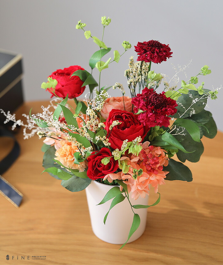 楽天市場】プリザーブドフラワー プレゼント ギフト 花 ルアナ