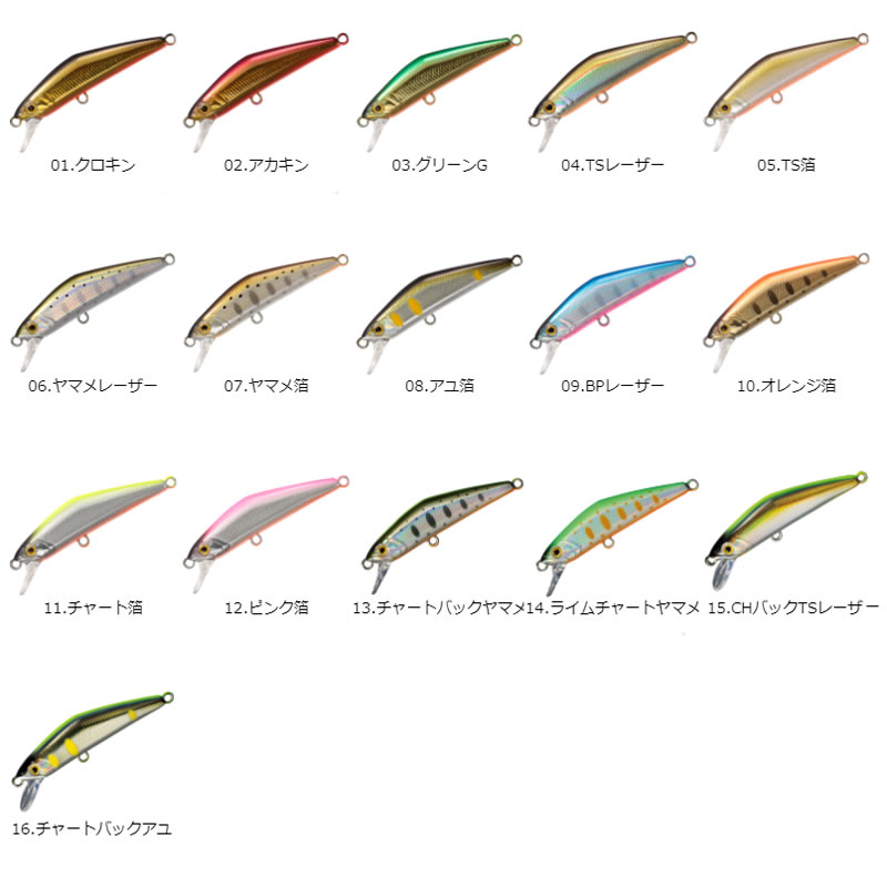 楽天市場】【全17色】 スミス D-コンパクト38 (ヘビーシンキングミノー