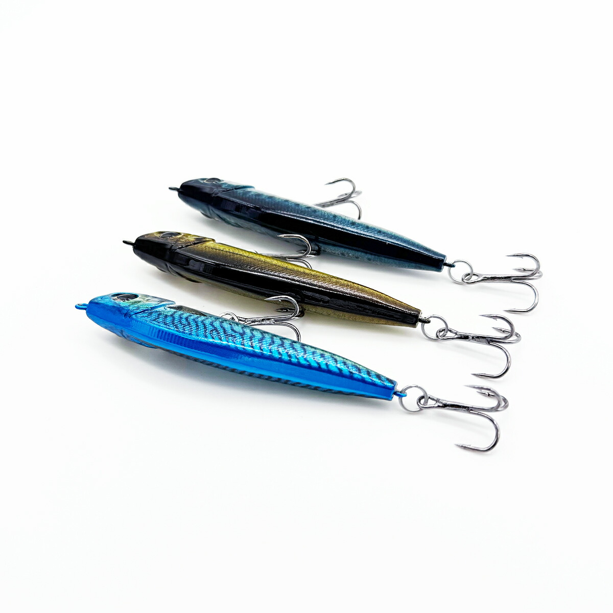 楽天市場】シンキングペンシル ルアー アジ サバ イワシ 3色セット 14g