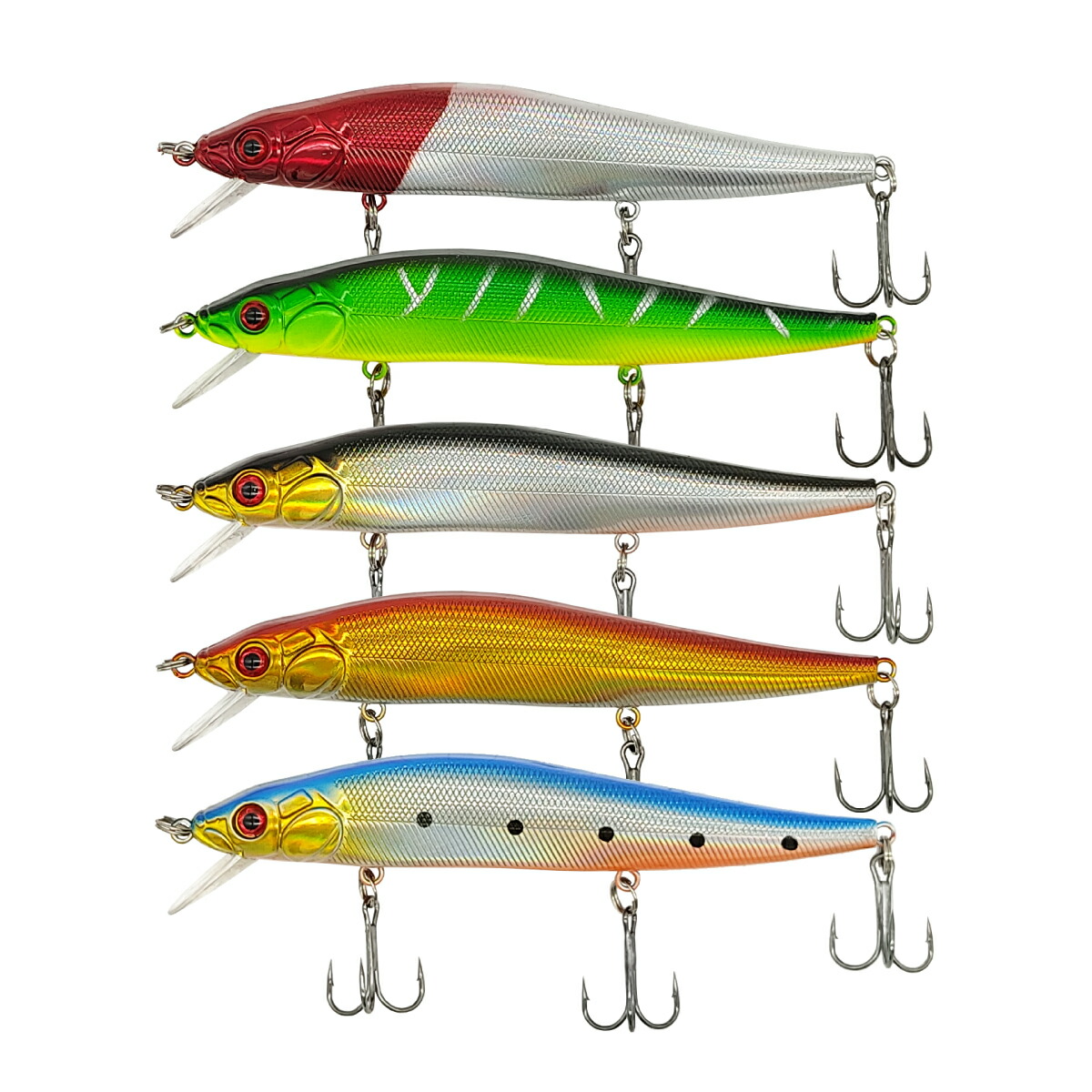 楽天市場】ミノー 5個セット 14cm 23g ルアー 仕掛け オルルド釣具