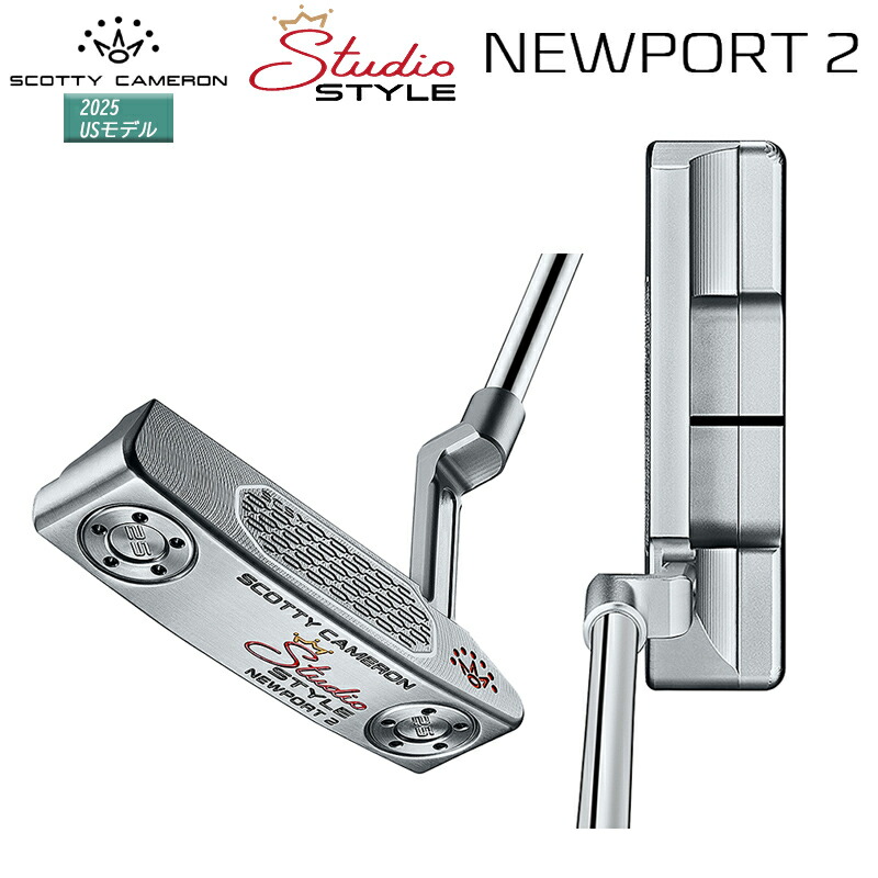 楽天市場】scotty cameron studio style newport 2 340g 34インチの通販