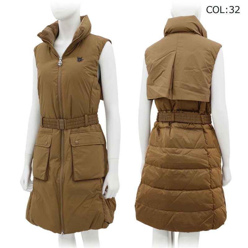 楽天市場】ワック WAAC 072344271 レディース 中綿 ワンピース ベスト