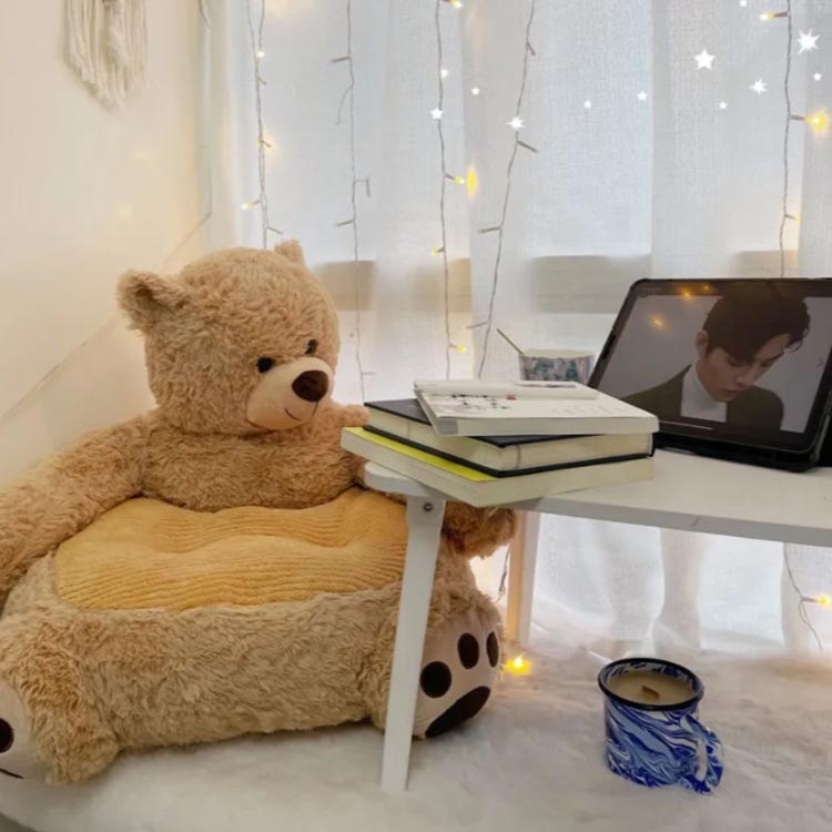 楽天市場】 ソファー クマ 1人掛け クッション キッズソファー