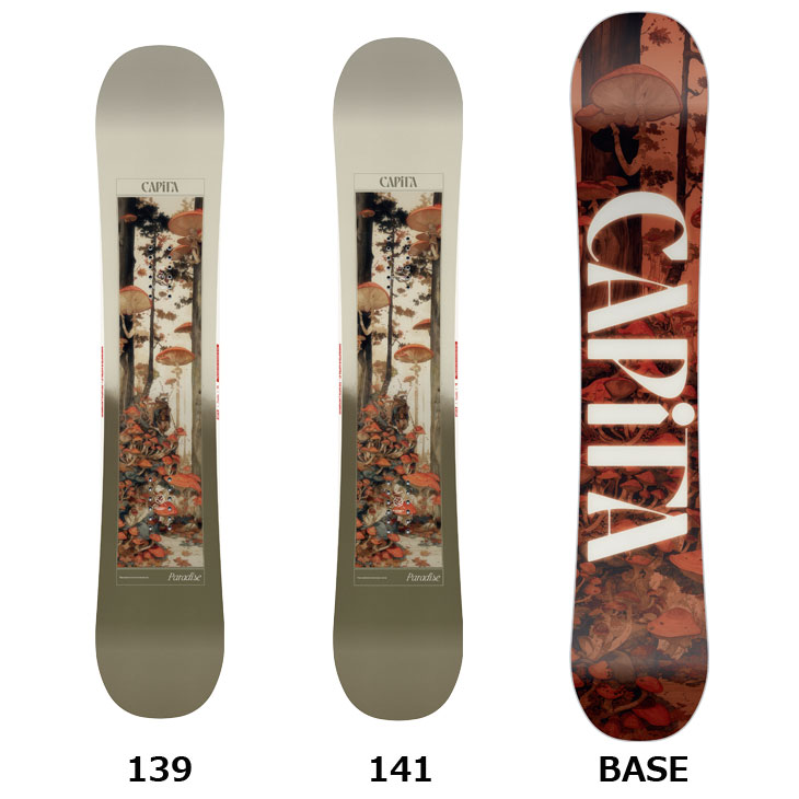 楽天市場】25-26 CAPITA キャピタ !! PARADICE パラダイス スノボ