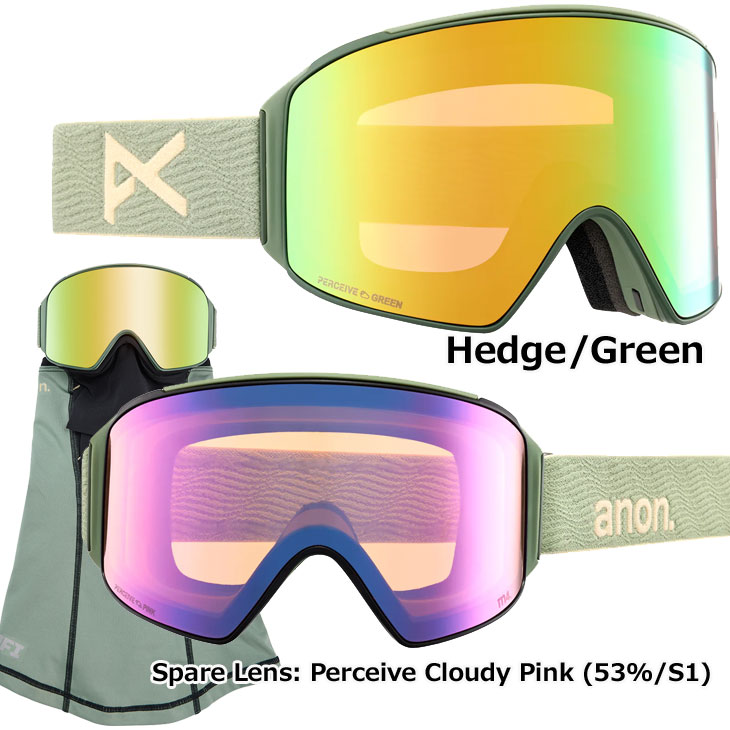 楽天市場】23-24 anon アノン ゴーグル M4 Goggles Low Bridge Fit