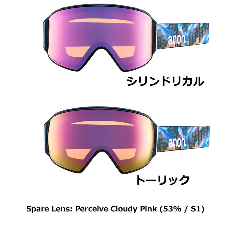 楽天市場】23-24 anon アノン ゴーグル M4 Goggles Low Bridge Fit