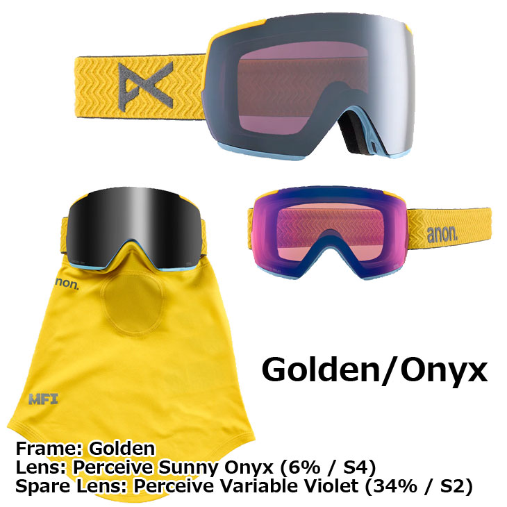 楽天市場】24-25 ANON アノン ゴーグル スノーボード M5 Low Bridge+