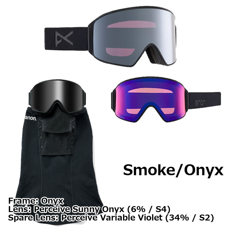 楽天市場】24-25 ANON アノン ゴーグル M4 Cylindrical Low Bridge+