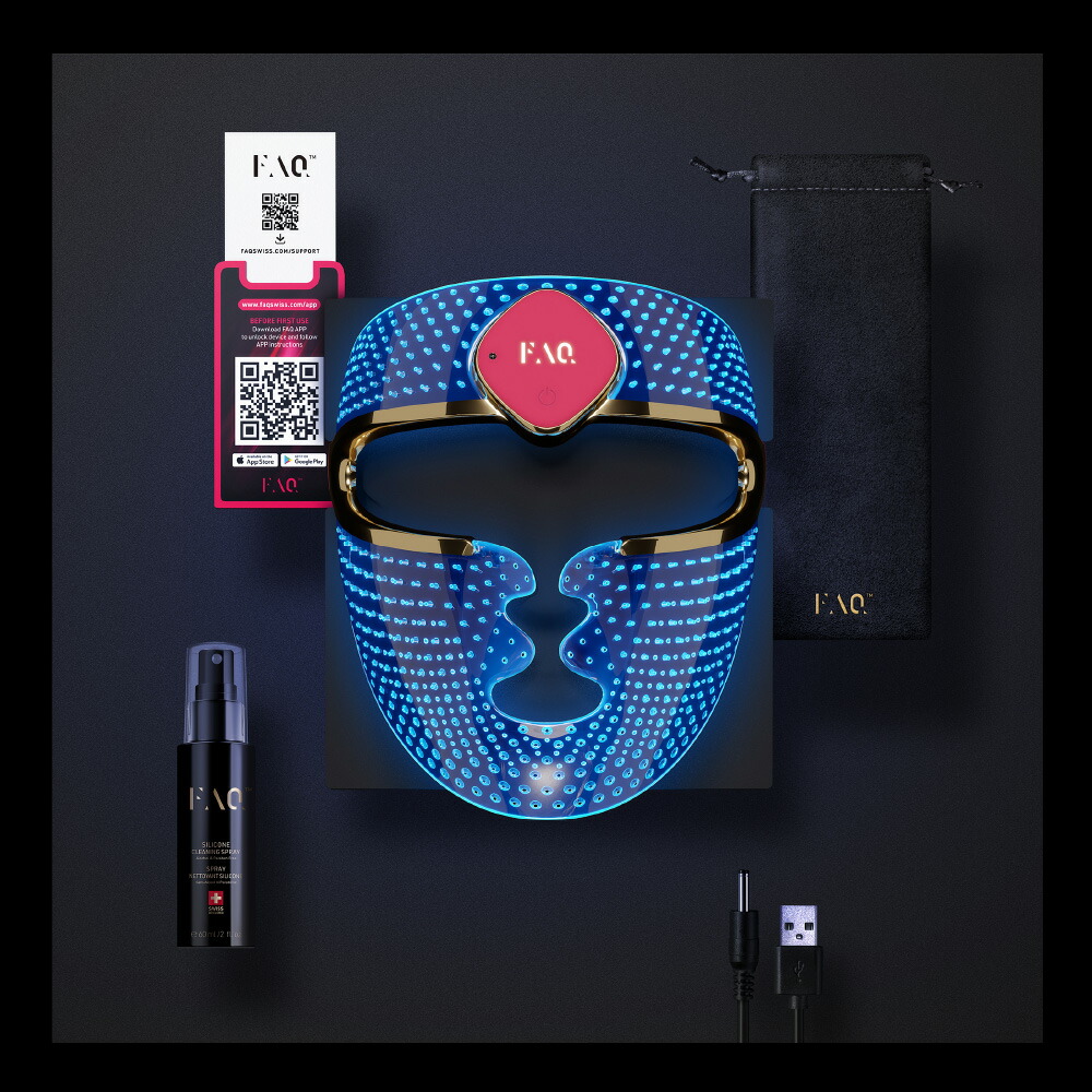 楽天市場】【30% オフ】FAQ 201 3種 LED エイジングケアマスク LED 光