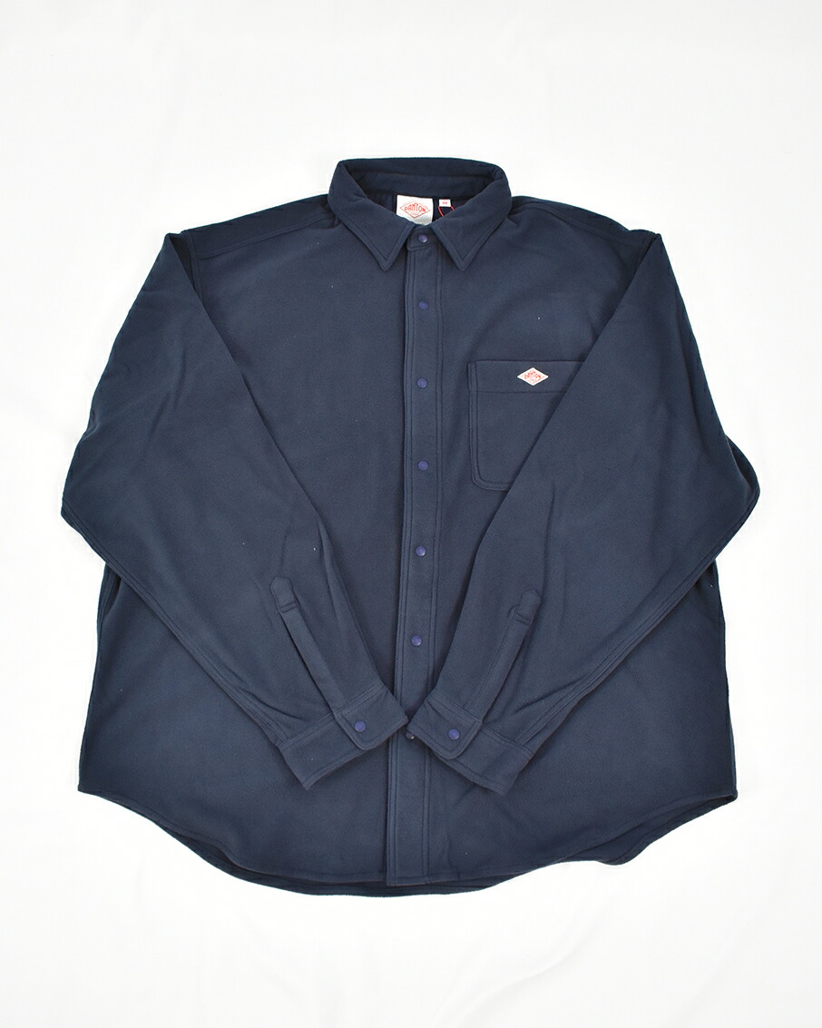 楽天市場】DANTON フリース スナップボタン シャツ メンズ ダントン DT