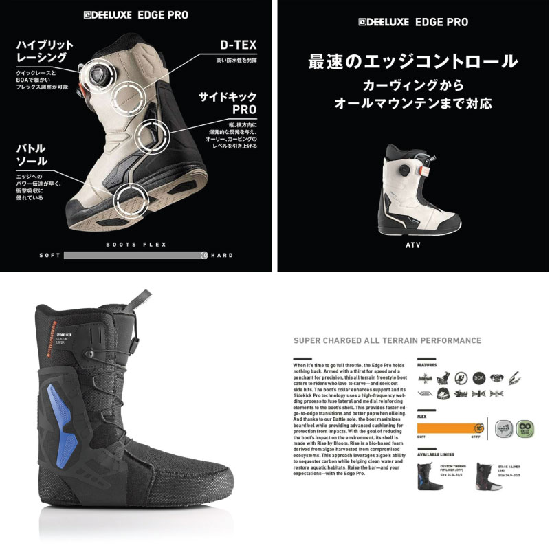 楽天市場】DEELUXE ディーラックスEDGE PRO エッジプロ CTFインナー