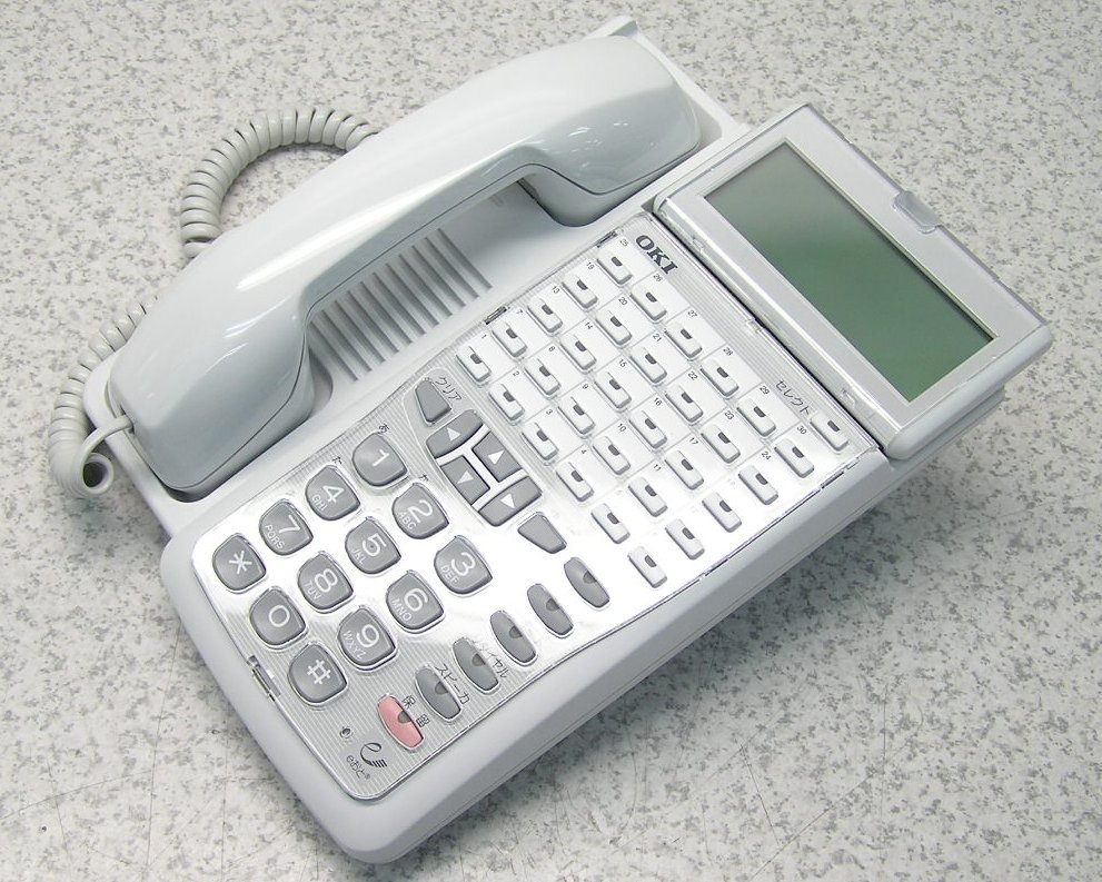 楽天市場】□□OKI/沖電気 IPテレフォニー 30ボタンLAN配線対応 IP多