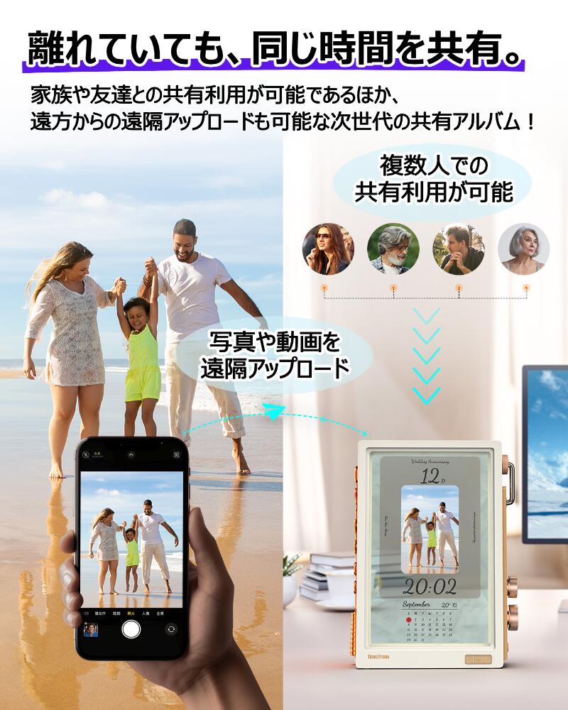 楽天市場】【正規取扱店】Divoom Times Frame デジタルフォトフレーム