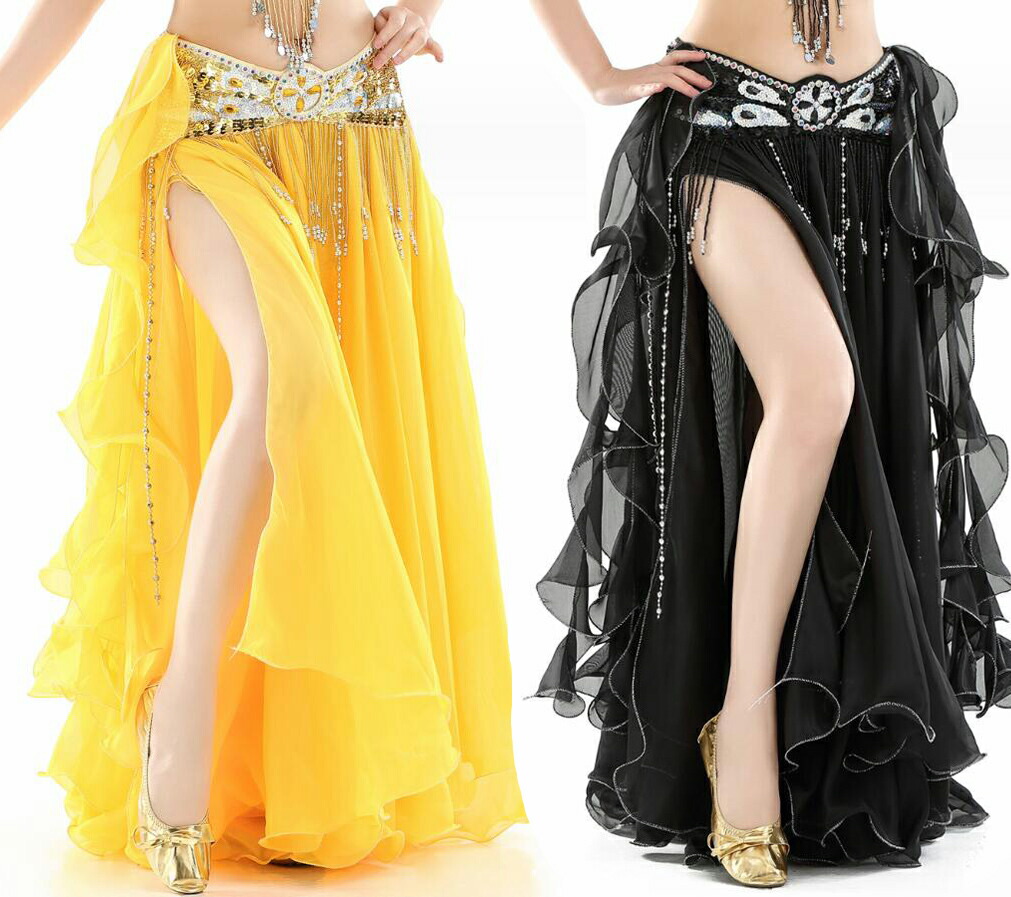楽天市場】ベリーダンススカート シフォンスカート 社交ダンス衣装