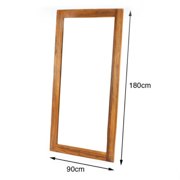 楽天市場】【開梱設置】ミラー 鏡 木製 木目 おしゃれ 大型 180×90