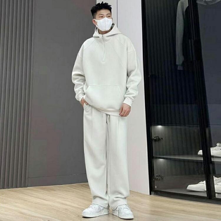 楽天市場】スウェット 上下 セットアップ ハーフジップ 長袖 ロング