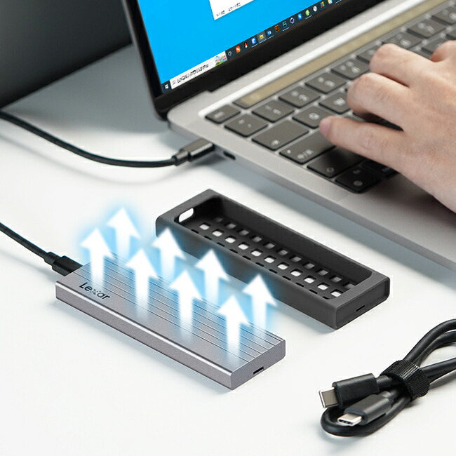 楽天市場】【SS限定10％OFF+P5】Lexar E6 M.2 SSD 外付けケース TypeC