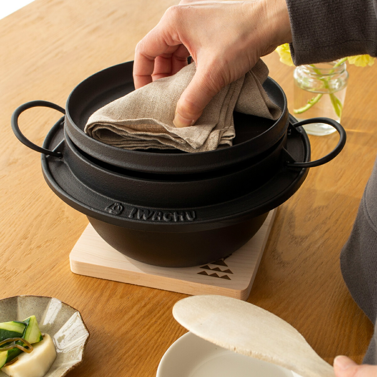 楽天市場】【クーポン対象 3/11 10:59まで】 岩鋳 南部鉄器 ごはん鍋 3