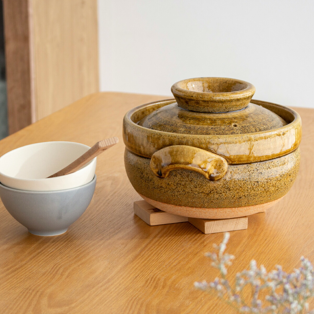 楽天市場】ごはん鍋 3合 小 土鍋 カネフサ製陶 信楽焼 炊飯 炊飯土鍋