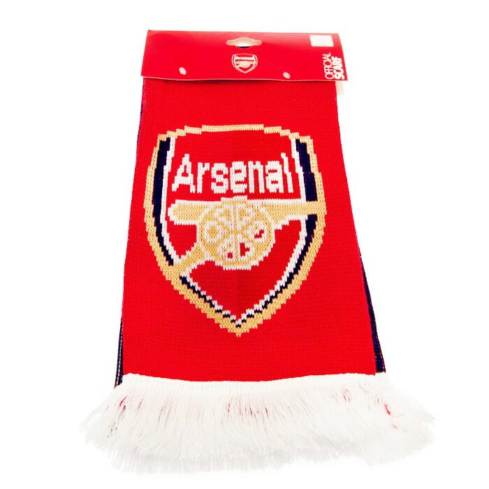 楽天市場】アーセナル オフィシャル マフラー SP【サッカー サポーター