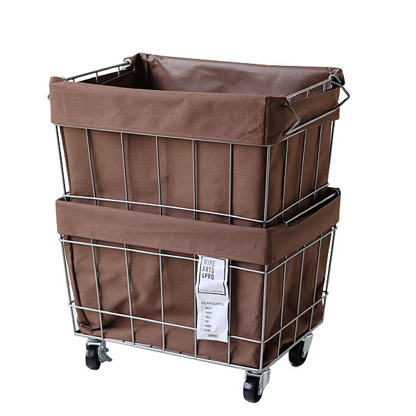 楽天市場】【ポイント10倍】BRID STACKING BASKET 2 with CASTER