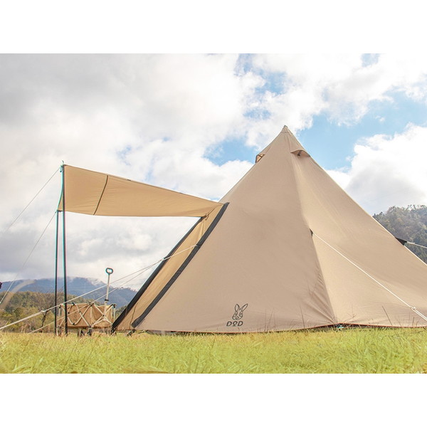 楽天市場】DOD テント ワンポールテントL T8-200-TN dod アウトドア