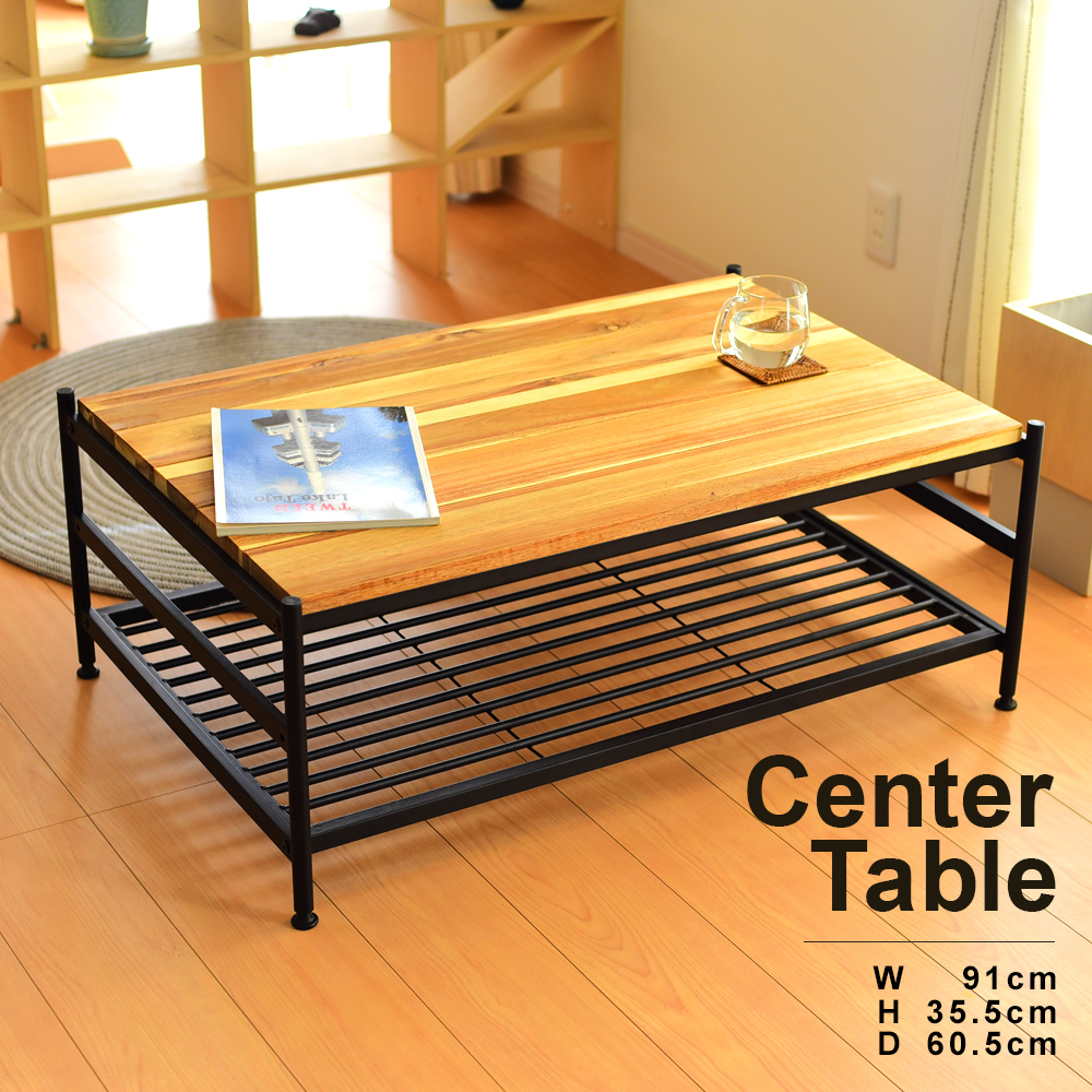 楽天市場】アイアンウッド アカシア センターテーブル 1台 おしゃれ