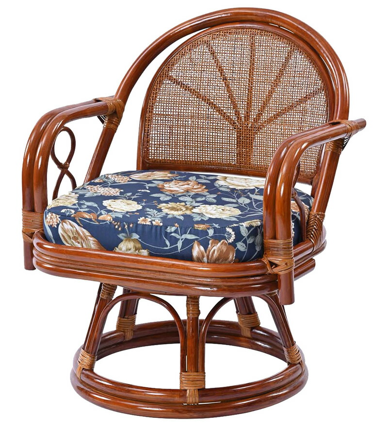 楽天市場】ラタン 回転チェア 座面高34cm 椅子 イス 籐 座椅子 座いす