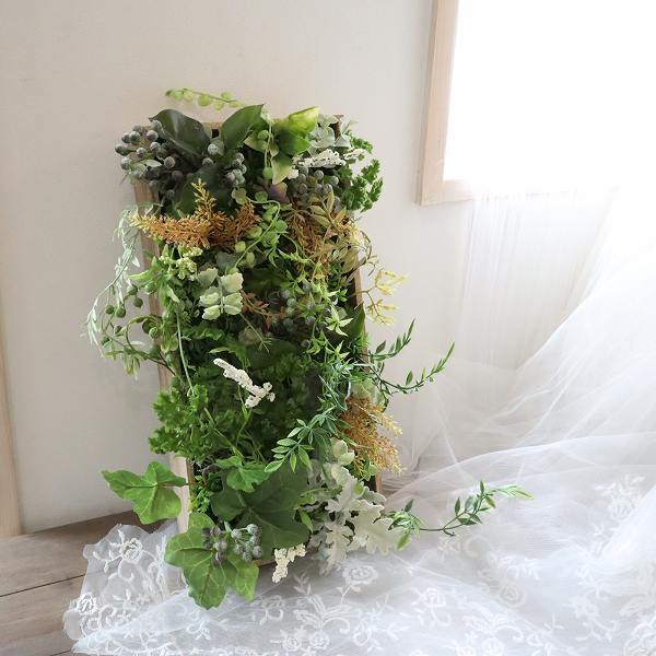 楽天市場】グリーンアレンジ インテリア 壁掛け 店舗 ディスプレイ