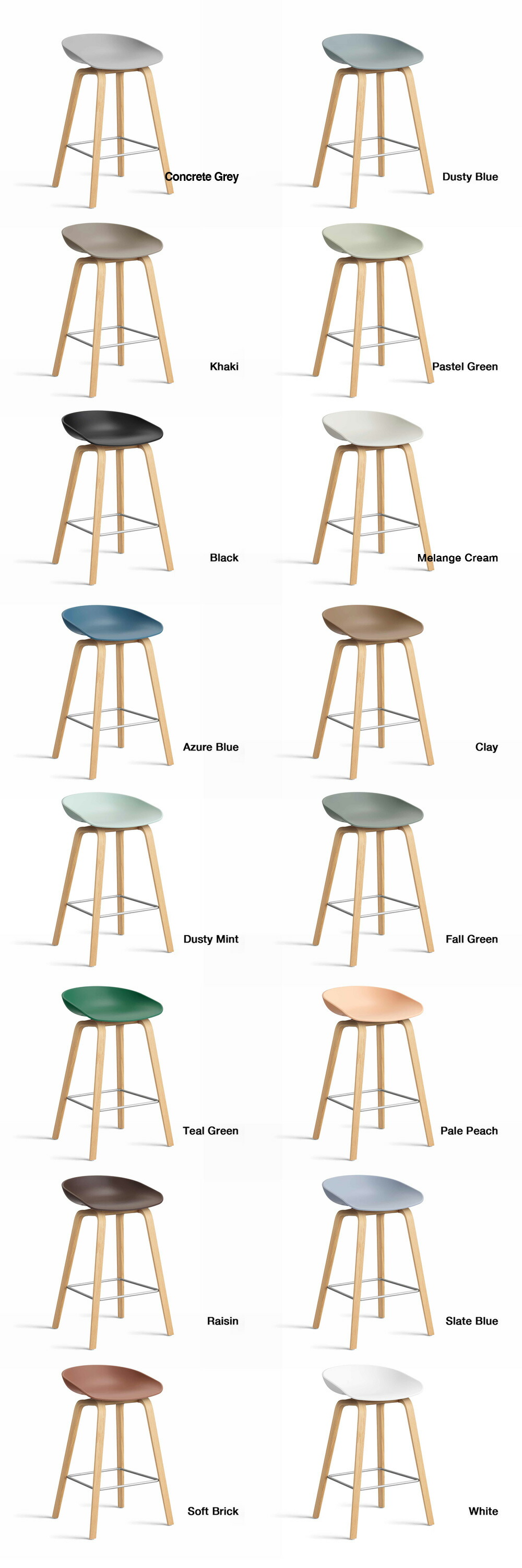 楽天市場】ヘイ HAY アバウト ア スツール About A Stool AAS 32 ver