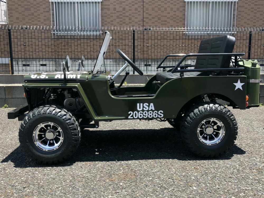 楽天市場】四輪バギー ミニジープ アルミホイール&サスペーション付