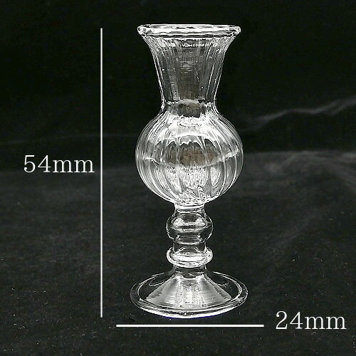 楽天市場】ガラス ミニチュア グラス ガラスドーム 花瓶 ポット 4個