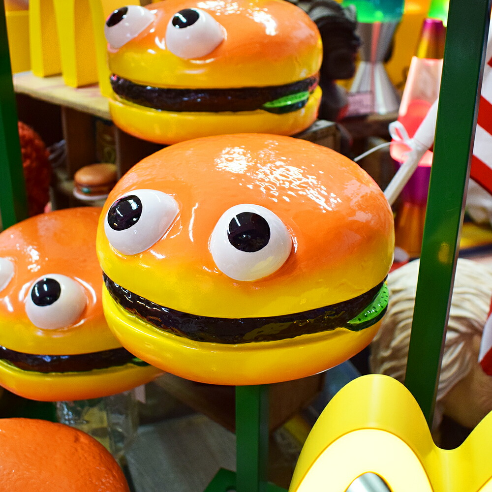 楽天市場】ハンバーガー パッチ スタチュー Hamburger Patch Statue