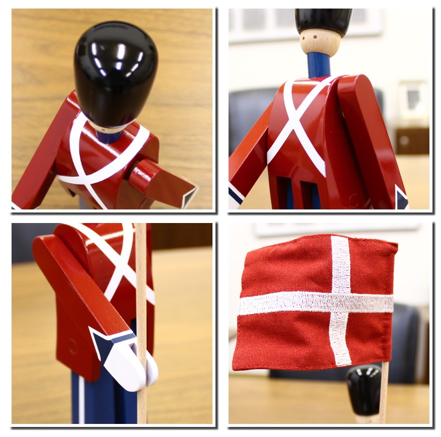 楽天市場】カイ・ボイスン デンマーク [ 衛兵 旗持ち ] 木製 オブジェ