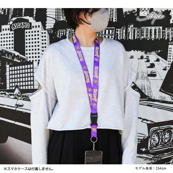 楽天市場】レイカーズ ネックストラップ 全3色 NBA LOS ANGELES LAKERS