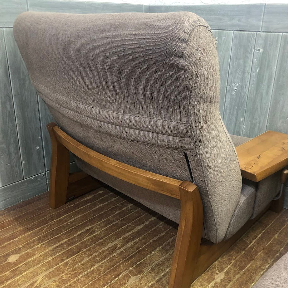 楽天市場】【中古】 カリモク リクライニング2Pソファー ブラウン系