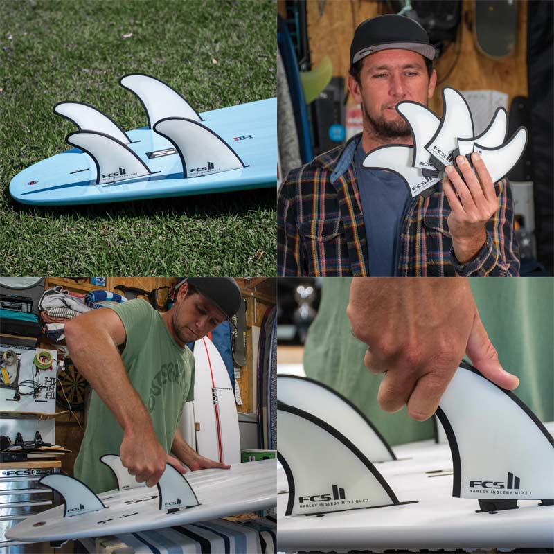 楽天市場】FCS2 HARLEY MIDLENGTH TRI-QUAD FIN / FCSII エフシーエス2