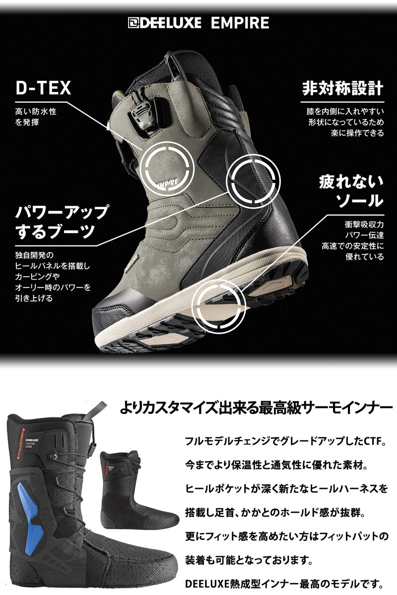 楽天市場】24-25 DEELUXE/ディーラックス EMPIRE ctf エンパイア