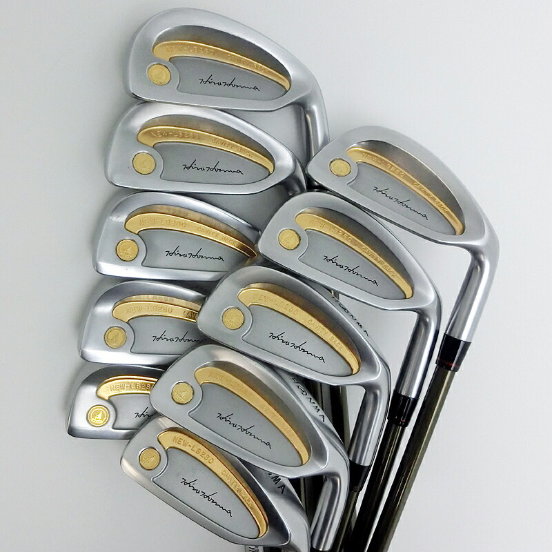 楽天市場】【飯能本店】 ホンマ NEW-LB280 CAVITY BACK アイアン 金