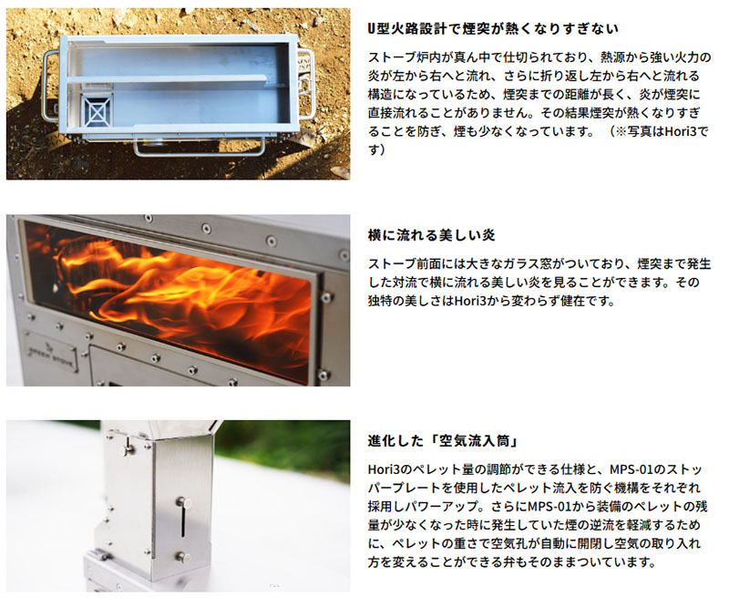 楽天市場】ペレット薪ストーブ／収納袋付 GreenStove×MaveRick【MPS-02