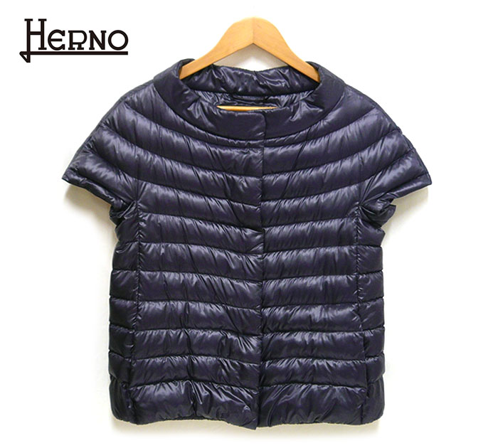 楽天市場】【HERNO】ヘルノ 半袖 ダウンジャケット ベスト