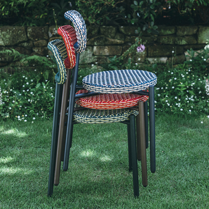 楽天市場】ガーデンファニチャー チェアー WA-チェア レッド 赤 横390