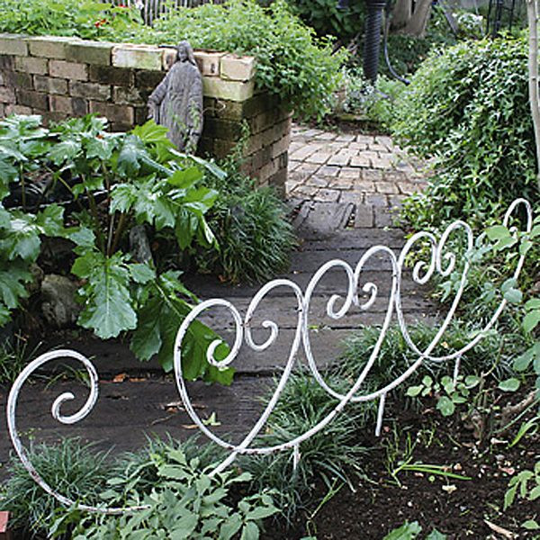 楽天市場】花壇 フェンス ガーデニング ミニフェンス 高級アイアン