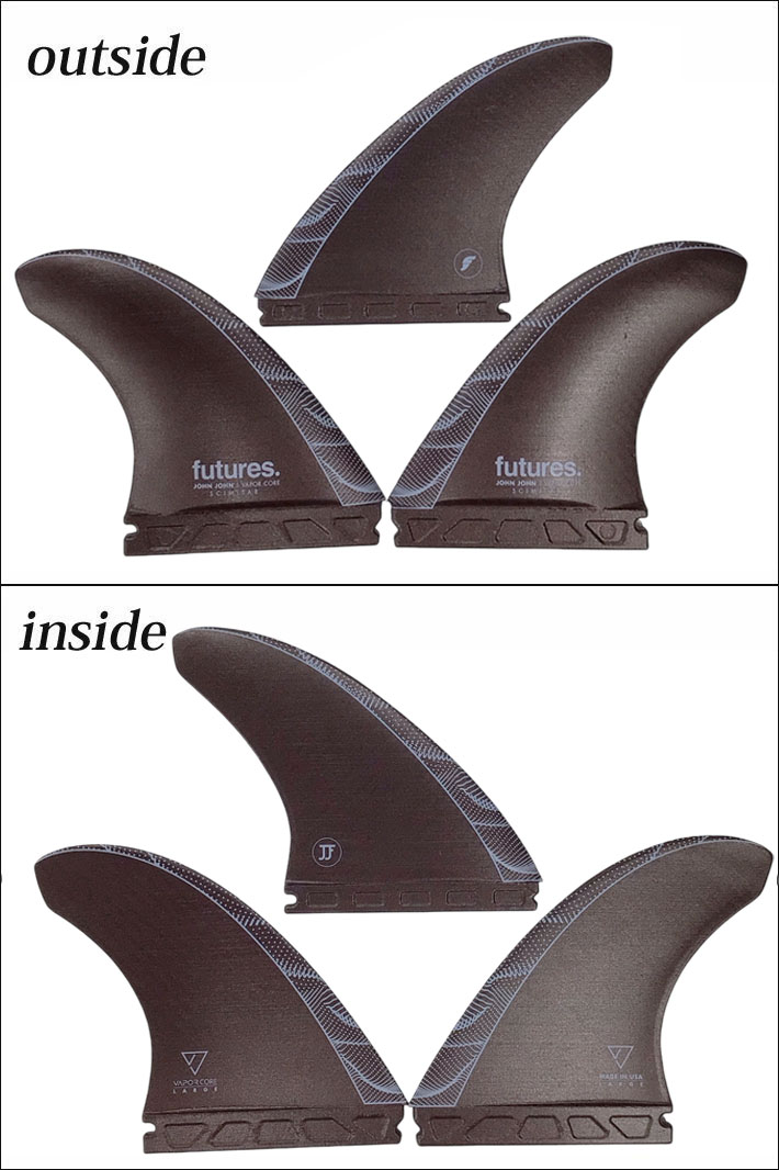 楽天市場】ショートボード用フィン futures. フューチャーフィン VAPOR